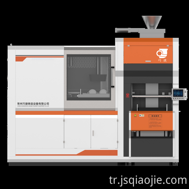 Automatic Upper And Lower Sand Shooting Slide Out Molding Machine